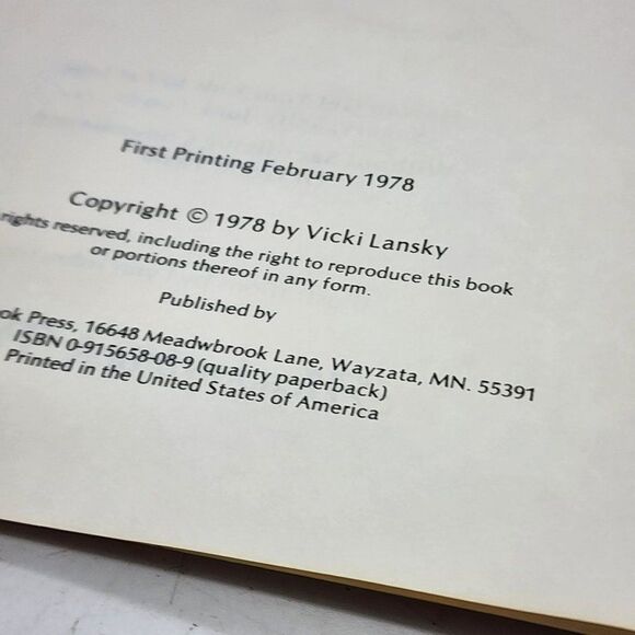 1978 The Taming of the Candy Monster Cookbook Kitchen First Print Vicki Lansky - Picture 3 of 4